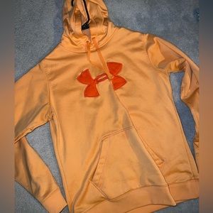 Womens orange XL under amour hoodie